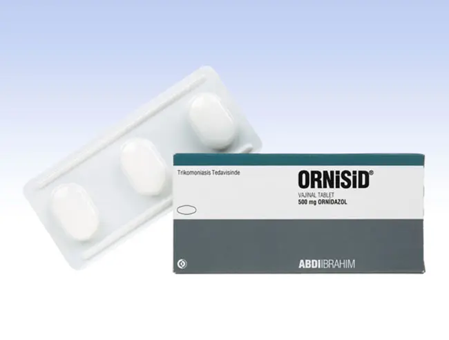 ORNISID 500 MG 3 VAJINAL TABLET kutu görseli