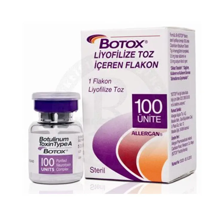 BOTOX LIYOFILIZE TOZ ICEREN 100 IU 1 FLAKON kutu görseli