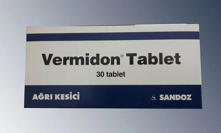 VERMIDON 500/30 MG TABLET 30 TABLET kutu görseli