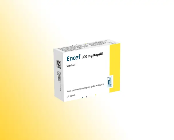 ENCEF 300 MG 20 KAPSUL kutu görseli
