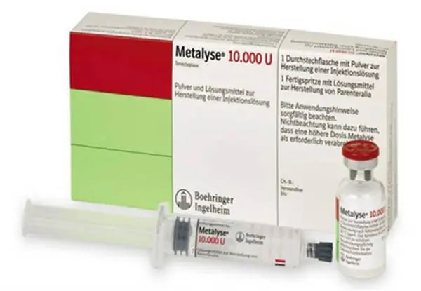 METALYSE 10000 U (50 MG) ENJEKSIYONLUK TOZ ICEREN 1 FLAKON kutu görseli