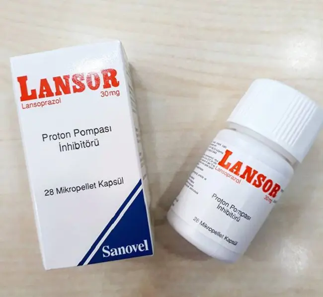 LANSOR 30 MG 28 KAPSUL kutu görseli