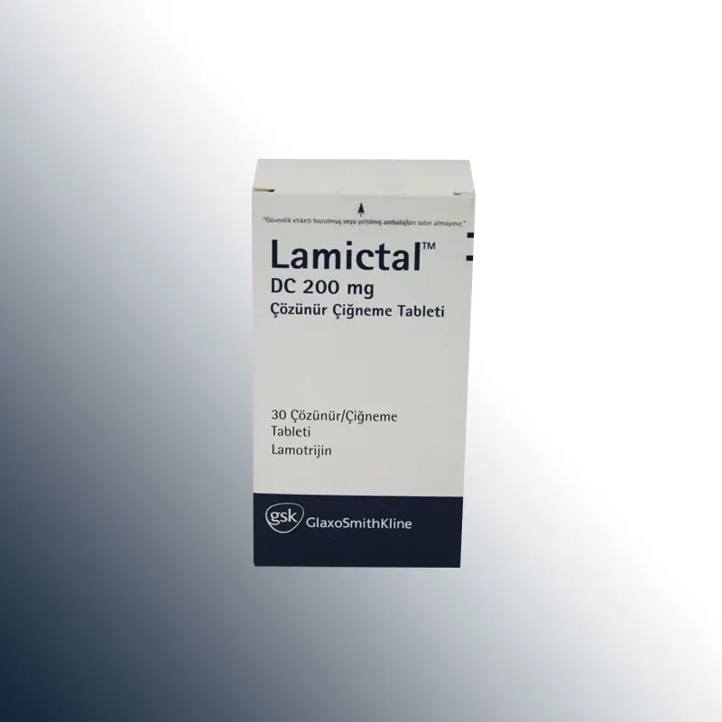 LAMICTAL DC 200 MG COZUNUR 30 CIGNEME TABLETI kutu görseli