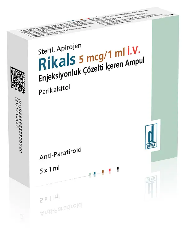 RIKALS 5 mcg/1 ml Ampul kutu görseli