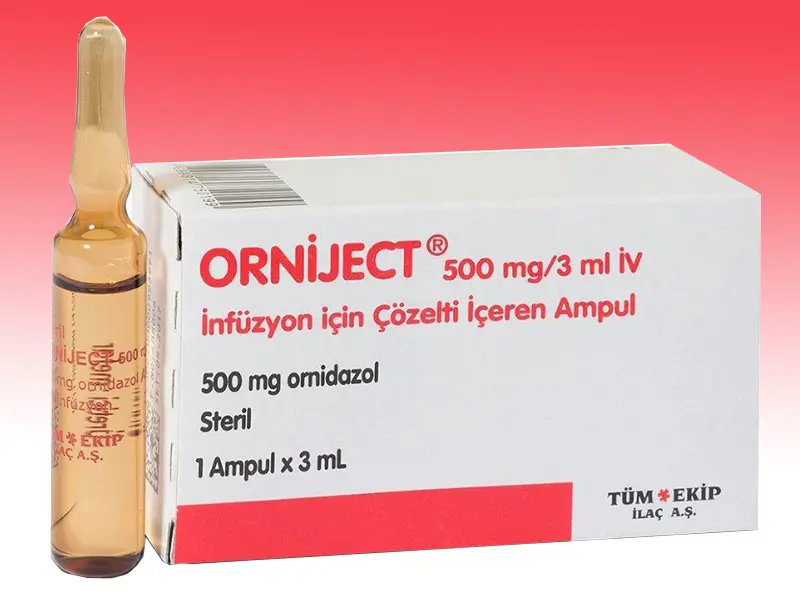 ORNIJECT 500 MG/3 ML IV INF. ICIN COZ. ICEREN AMPUL kutu görseli