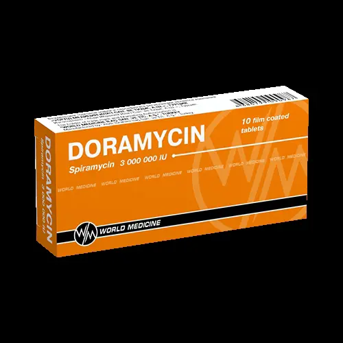 DORAMYCIN 3000000 IU 10 FILM TABLET kutu görseli