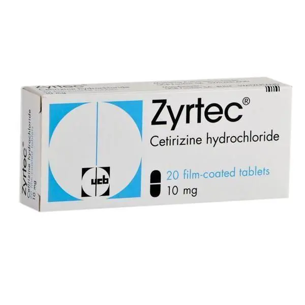 ZYRTEC 10 MG 20 FILM TABLET kutu görseli