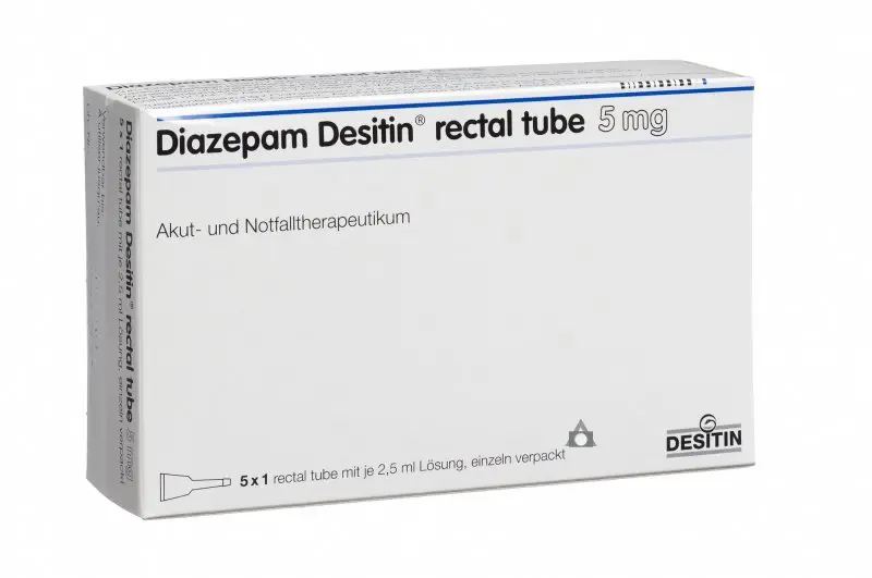 DIAZEPAM DESITIN 5 MG 5 REKTAL TUP
