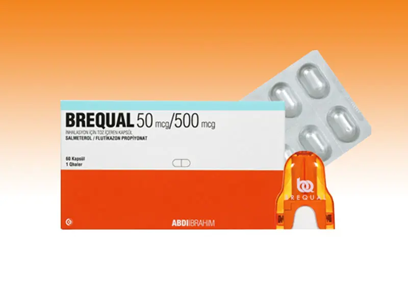 BREQUAL 50/500 MCG INHALASYON ICIN TOZ ICEREN 60 KAPSUL kutu görseli