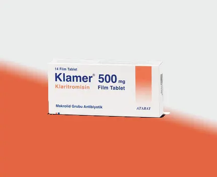 KLAMER 500 MG 14 FILM TABLET kutu görseli