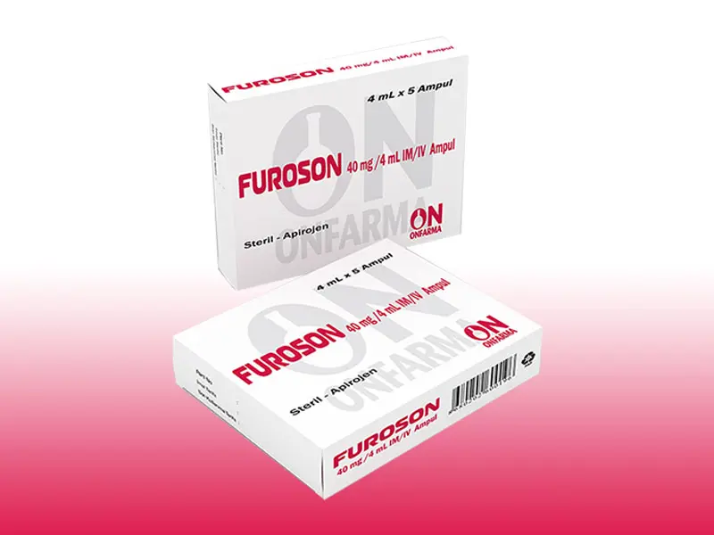 FUROSON 40 mg/4 ml Ampul kutu görseli