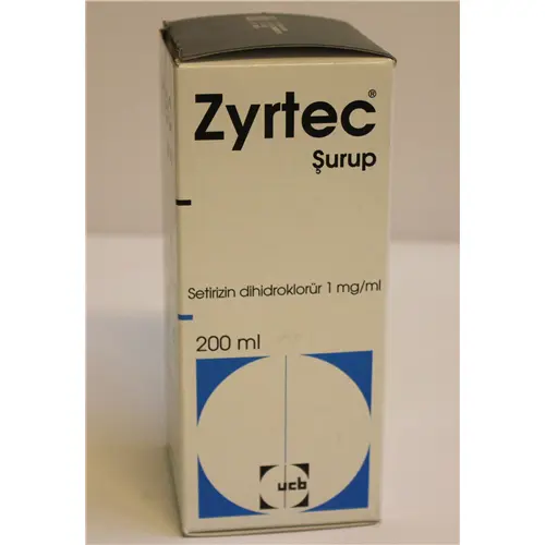 ZYRTEC 1 MG 200 ML SURUP kutu görseli