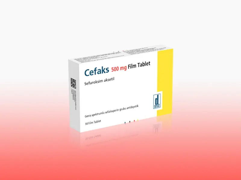 CEFAKS 500 MG 20 FILM TABLET kutu görseli
