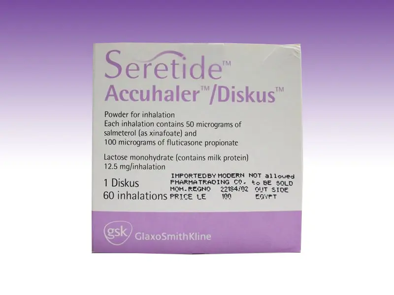 SERETIDE 100 MCG 60 DOZ DISKUS kutu görseli