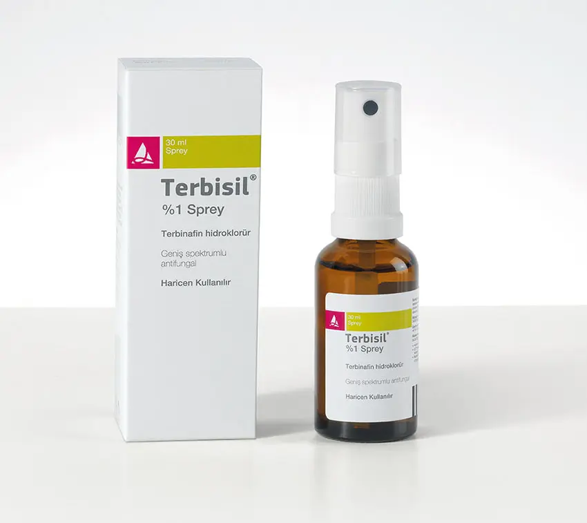 TERBISIL %1 SPREY, COZELTI (30 ML) kutu görseli
