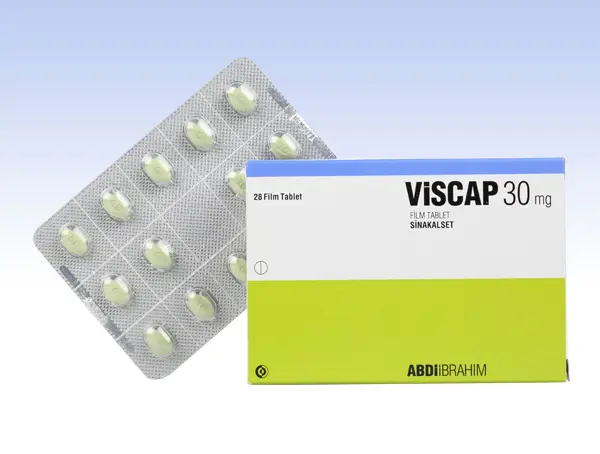 VISCAP 30 MG 28 FILM TABLET kutu görseli