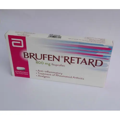 BRUFEN RETARD 800 MG YAVAS SALIMLI 14 FILM TABLET kutu görseli