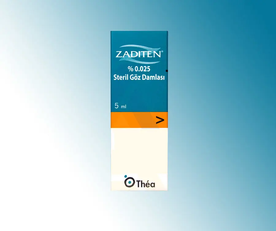 ZADITEN % 0,025 STERIL GOZ DAMLASI 5 ML kutu görseli