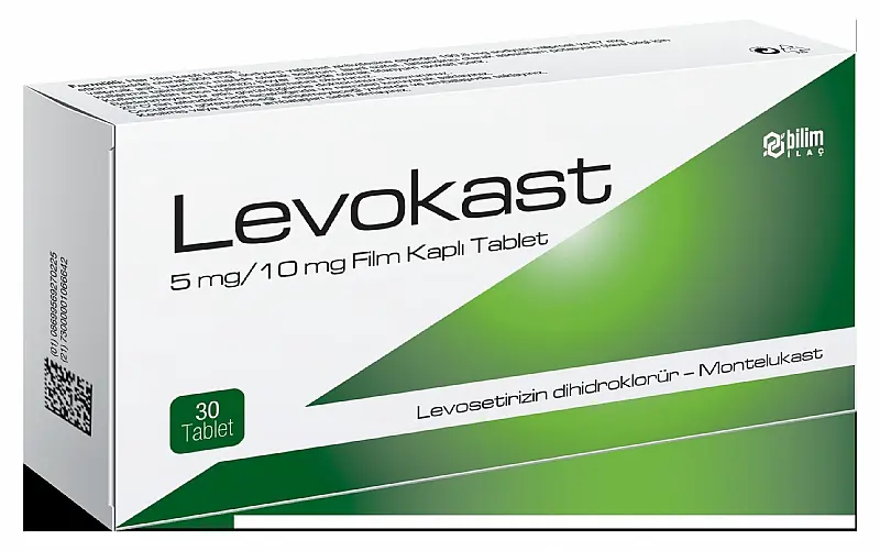 LEVOKAST 5/10 MG 30 FILM KAPLI TABLET kutu görseli