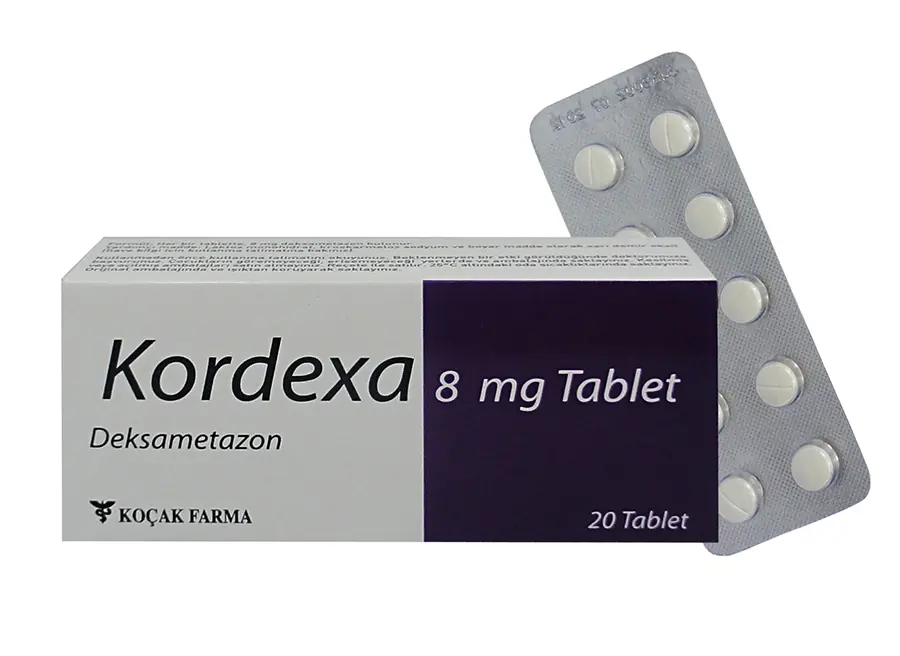 KORDEXA 8 MG 20 TABLET kutu görseli