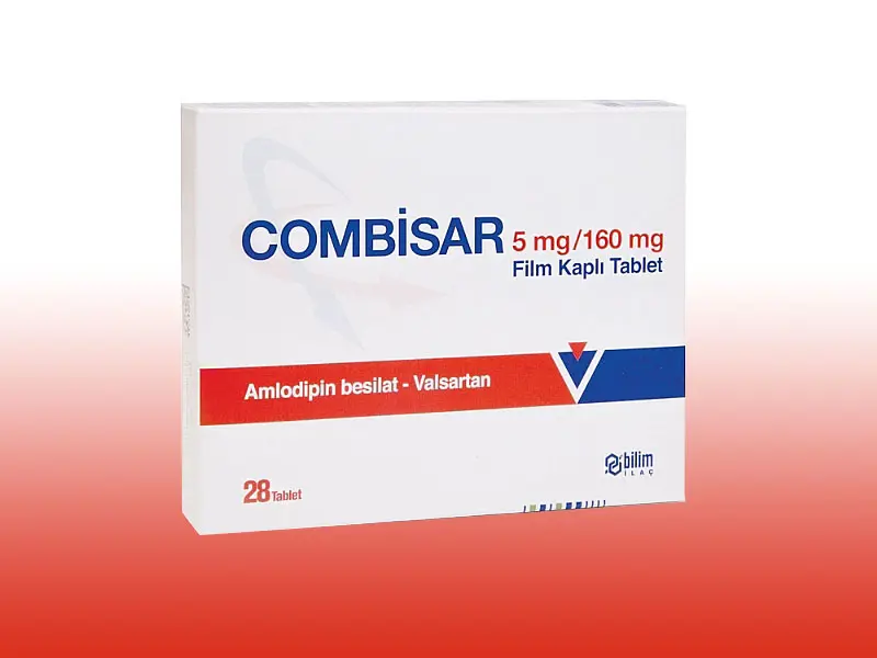 COMBISAR 5/160 MG FILM KAPLI TABLET (28 TABLET) kutu görseli
