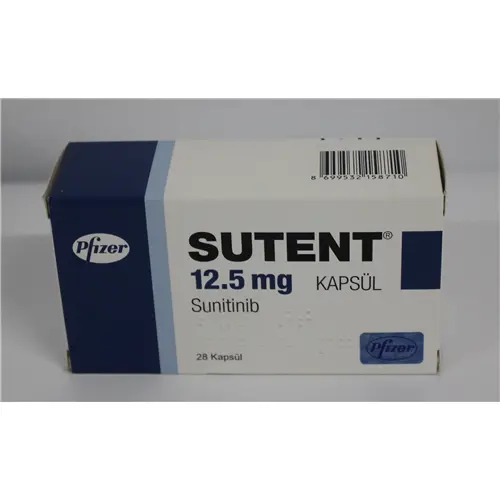 SUTENT 12,5 MG 28 KAPSUL kutu görseli