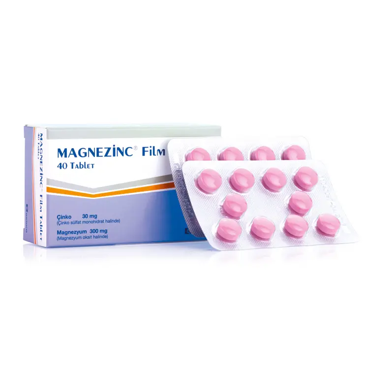MAGNEZINC 40 FILM TABLET kutu görseli