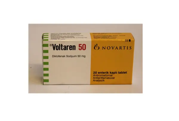 VOLTAREN 50 MG 20 TABLET kutu görseli