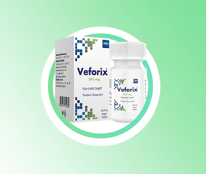 VEFORIX 245 MG 30 FILM KAPLI TABLET kutu görseli