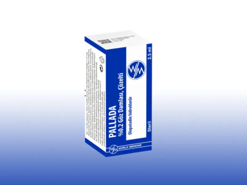 PALLADA % 0.2 OFTALMIK SOLUSYON 2,5 ML kutu görseli