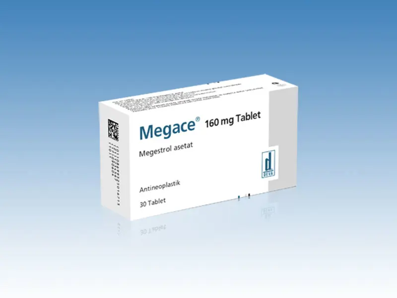 MEGACE 160 MG 30 TABLET kutu görseli