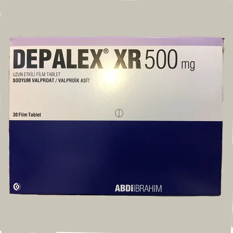 DEPALEX XR 500 MG UZUN ETKILI 30 FILM TABLET kutu görseli