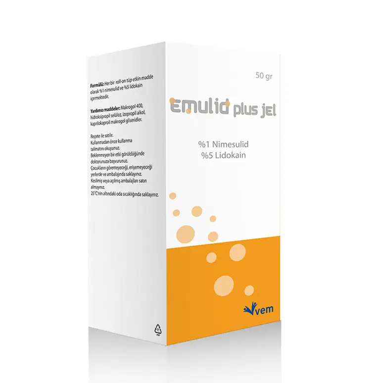 EMULID PLUS JEL 50 G kutu görseli