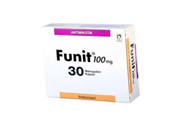 FUNIT 100 MG 30 KAPSUL kutu görseli