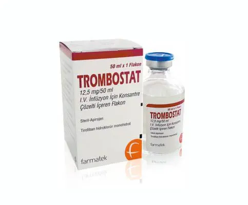 TROMBOSTAT 12,5 MG/50 ML IV INFUZYON ICIN KONSANTRE COZELTI ICEREN FLAKON kutu görseli