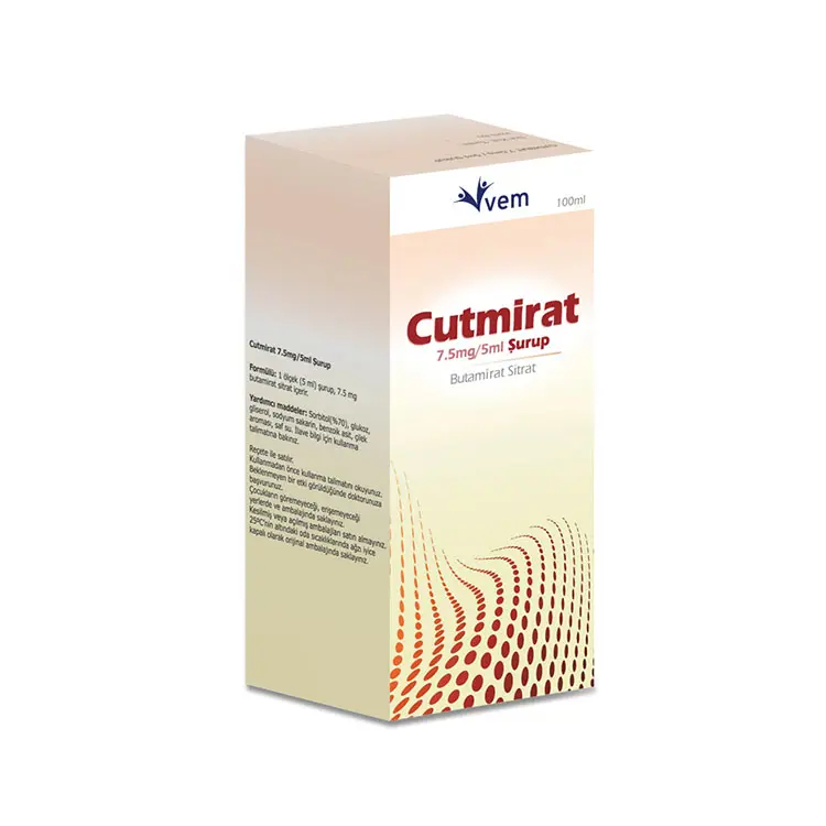 CUTMIRAT 7,5 MG/5 ML SURUP kutu görseli