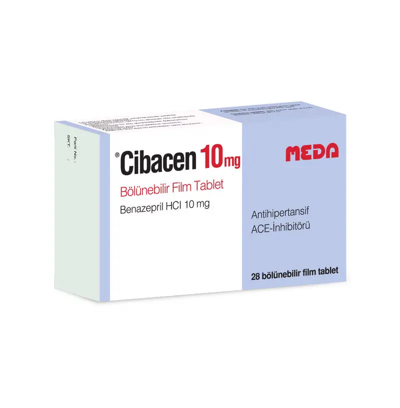 CIBACEN 10 MG FILM KAPLI TABLET (28 TABLET) kutu görseli