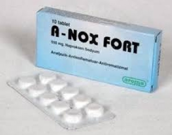 A-NOX FORT 550 mg 10 tablet kutusunun resmi