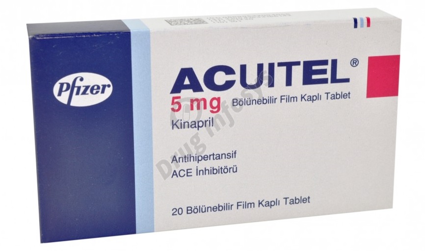 ACUITEL 5 mg 20 film kaplı tablet kutusunun resmi