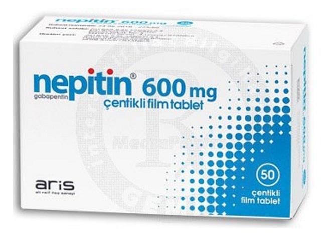 NEPITIN 600 mg 50 çentikli tablet kutusunun resmi