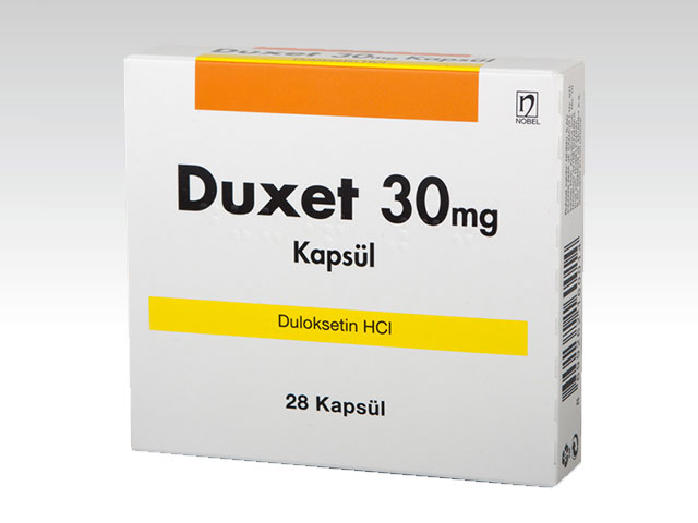 DUXET 30 mg 28 kapsül kutusunun resmi