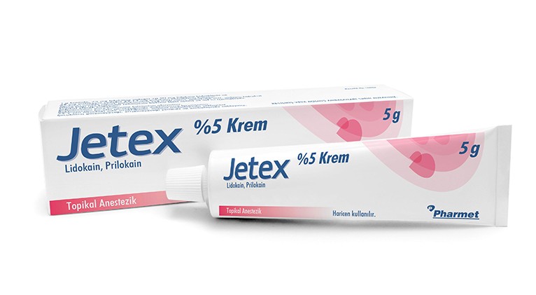 JETEX %5 1 adet 5 G Krem kutusunun resmi