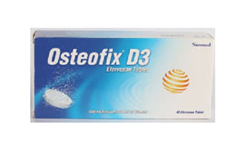 OSTEOFIX D3 40 efervesan tablet kutusunun resmi