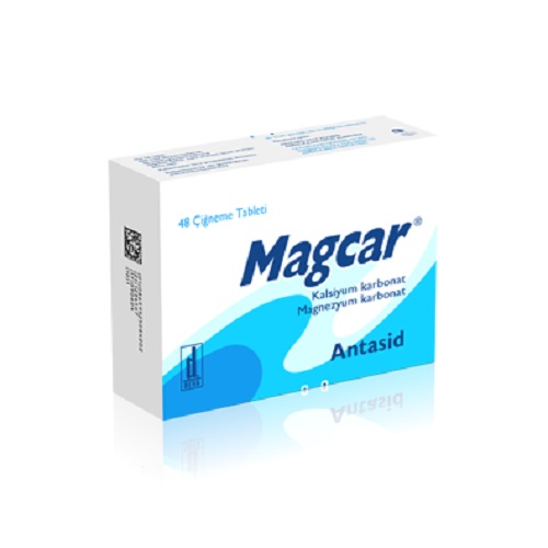 MAGCAR 48 çiğneme tableti kutusunun resmi