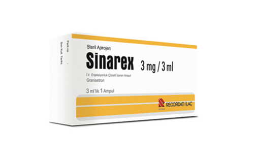 SINAREX 3 mg/3 ml enj. çöz. içeren 1 ampül kutusunun resmi