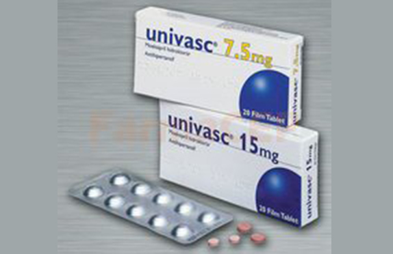 UNIVASC 15 mg 20 tablet kutusunun resmi
