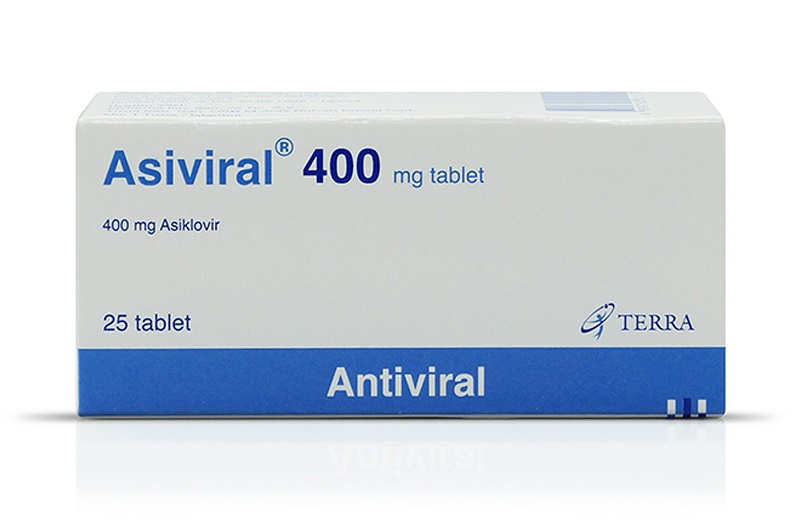 ASIVIRAL 400 mg 25 tablet kutusunun resmi
