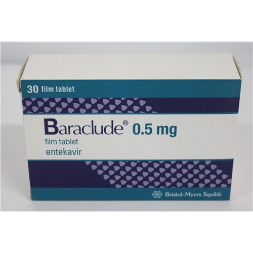 BARACLUDE 0.5 mg 30 film tablet kutusunun resmi