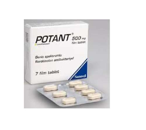 POTANT 500 mg 7 film tablet kutusunun resmi