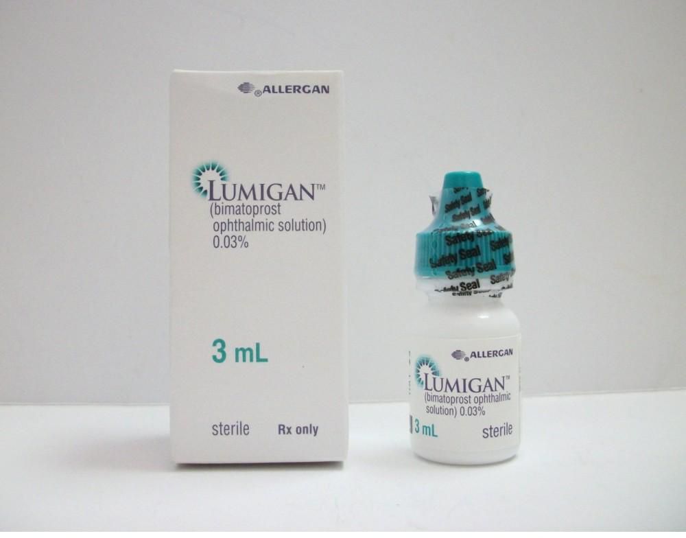 LUMIGAN 0.3 mg 3 ml göz damlası kutusunun resmi